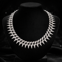 Colier Cuban Silver Spike 24 mm